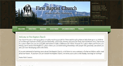 Desktop Screenshot of firstbaptistsedro.com