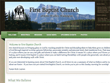 Tablet Screenshot of firstbaptistsedro.com